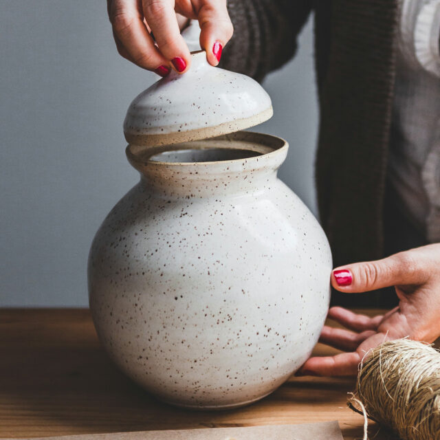 Stoneware Jar